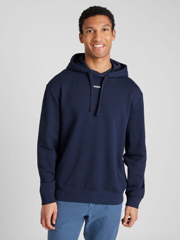 HUGO Sweatshirt 'Dapo' in Blue: front