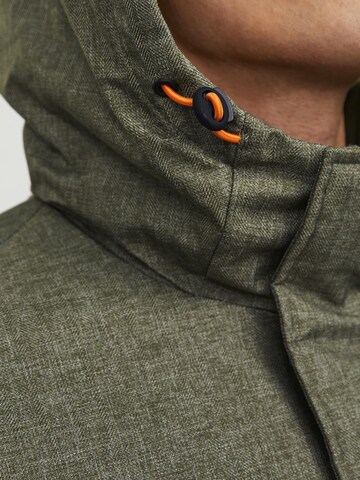 Parka invernale 'JCOBlack' di JACK & JONES in verde