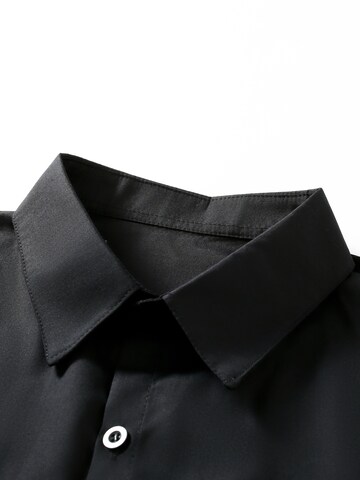 YOUTHUP Comfort Fit Hemd 'Berchtesgaden'‌‌‌‌ in Schwarz