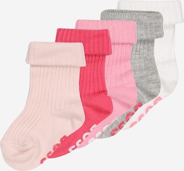 BOSS Kidswear Socks in Pink: front