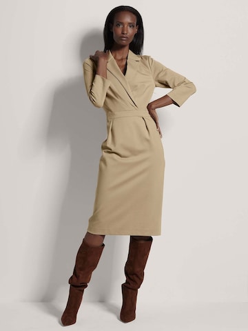 MADELEINE Blousejurk in Beige: voorkant
