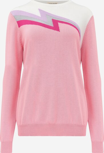 Sugarhill Brighton Pull-over 'Astrid' en violet / rose / blanc, Vue avec produit