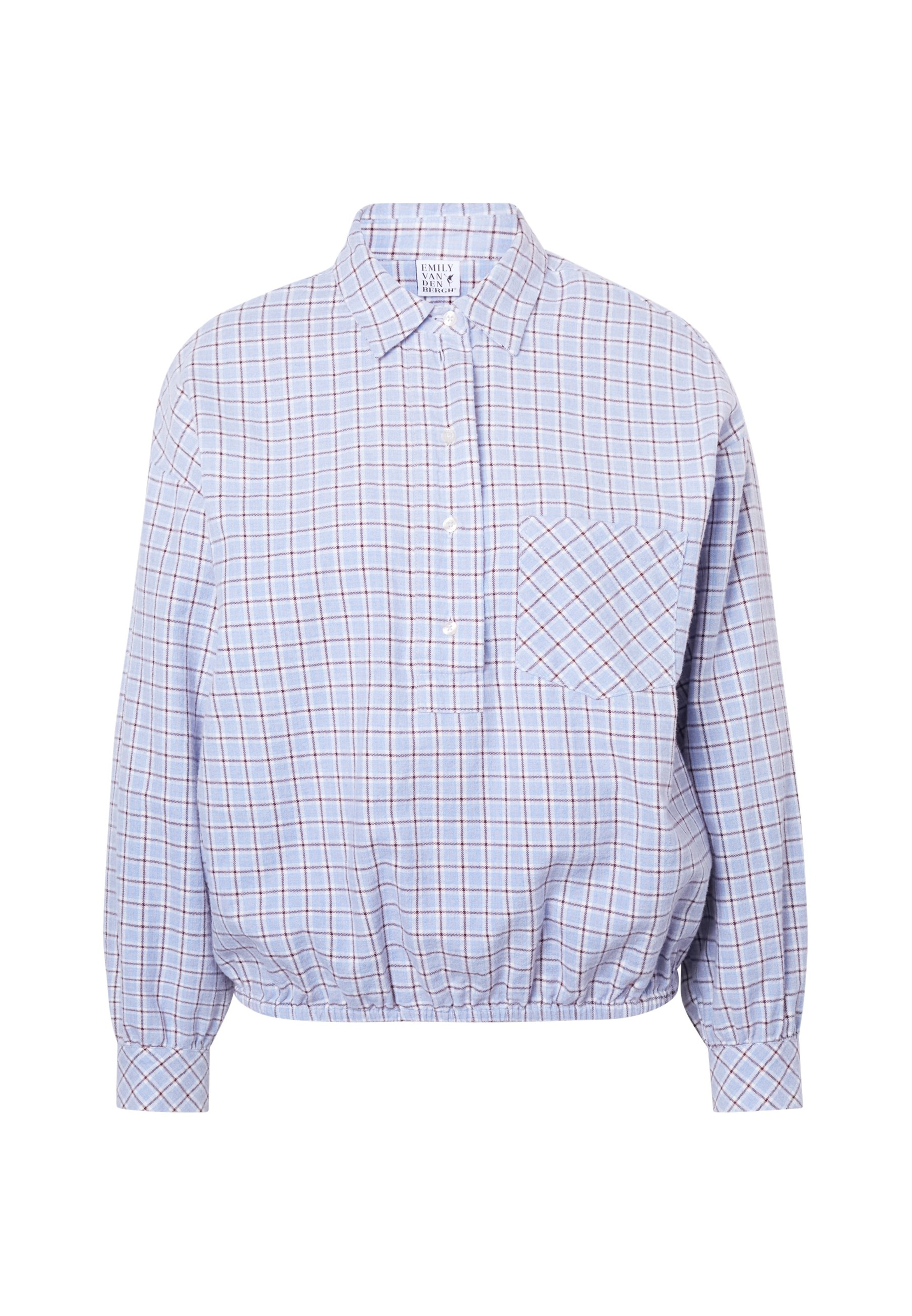 Emily Van Den Bergh Blouse in Blue: front