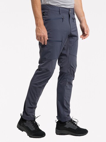 Haglöfs Slimfit Outdoorhose 'Lite Flex' in Blau