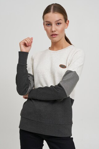 Felpa 'Trine' di Oxmo in grigio: frontale