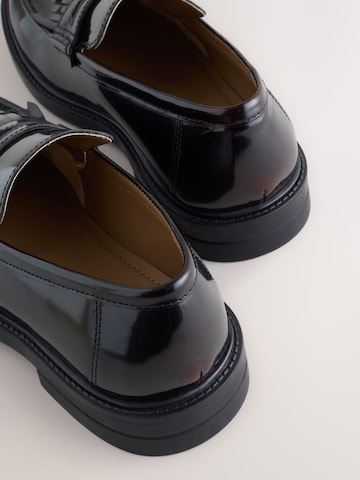 Next Slipper 'Fringe Penny' in Blau