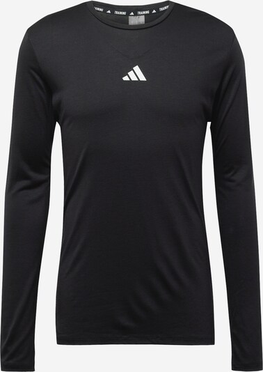 ADIDAS PERFORMANCE Sporta krekls, krāsa - melns / balts, Preces skats
