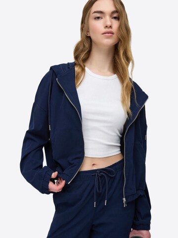 No Matter What Sweatvest in Blauw: voorkant