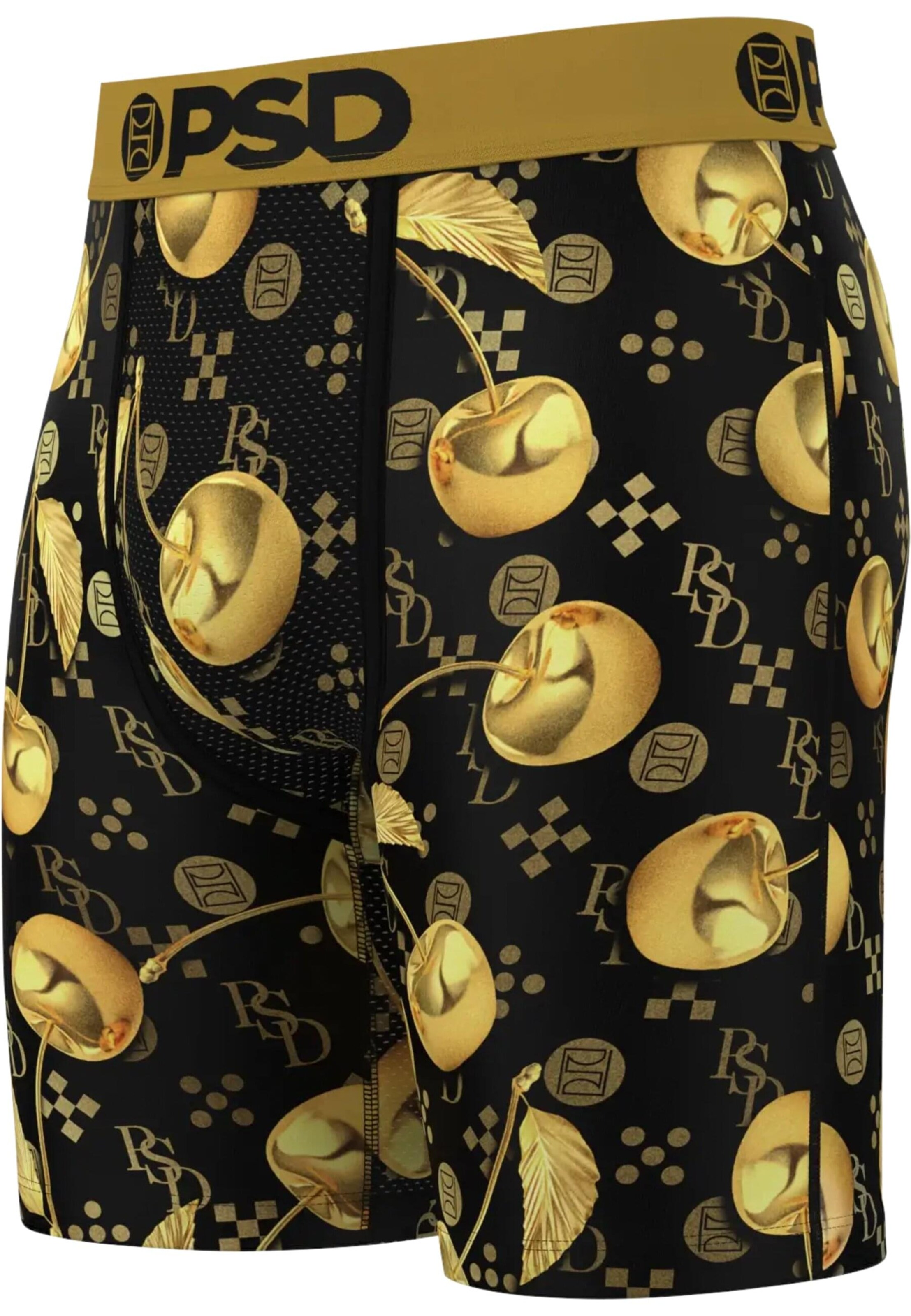 Boxer 'Golden Cherries' di PSD in nero