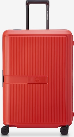 Valisette Delsey Paris en rouge : devant