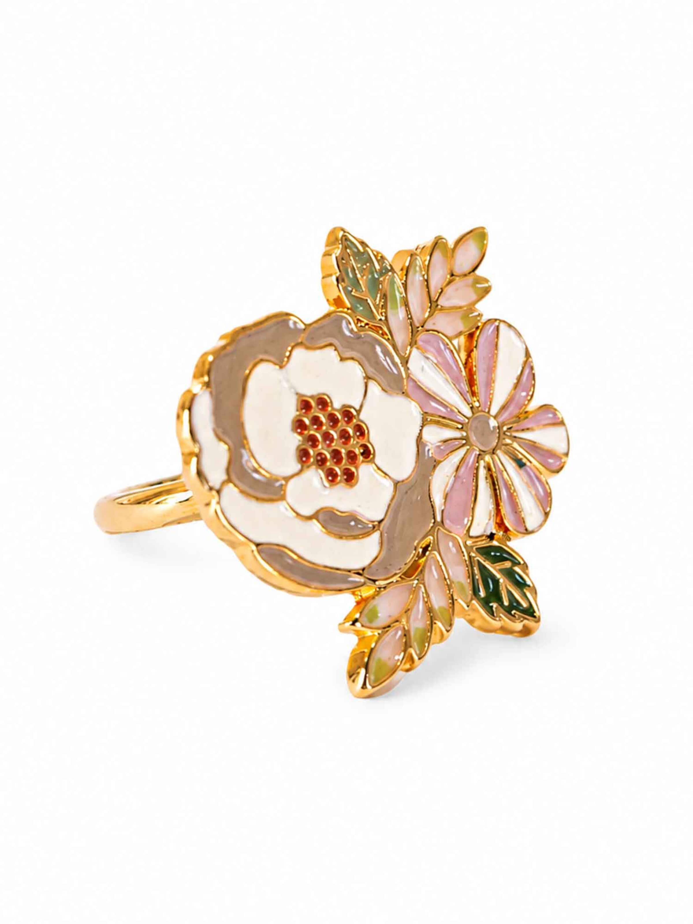 RteRme - Anel 'Flourishing Flower Ring' em ouro