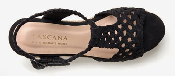 LASCANA Sandal i svart