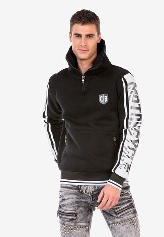 CIPO & BAXX Sweatshirt in Zwart