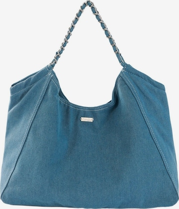 Shopper di Emilie collection in blu: frontale