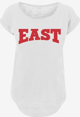 T-shirt 'Disney High School Musical The Musical East' F4NT4STIC en blanc : devant