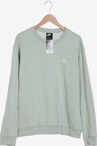 NIKE Sweatshirt & Zip-Up Hoodie in XL in Green: front