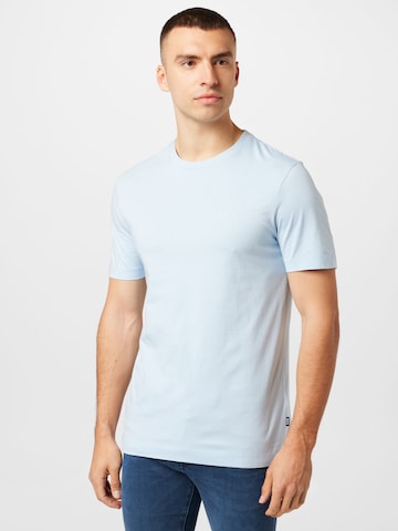 T-Shirt 'Thompson 01' BOSS Black en bleu : devant