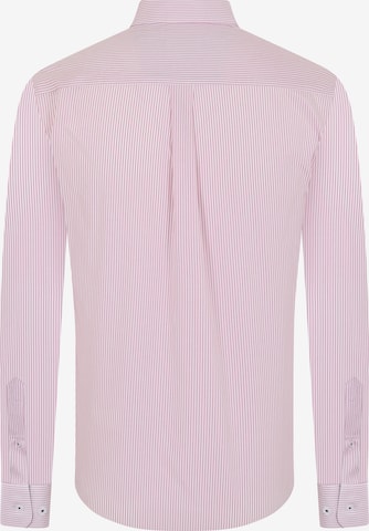 DENIM CULTURE Regular fit Button Up Shirt 'Rex' in Pink
