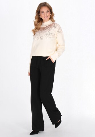 Pull-over faina en blanc