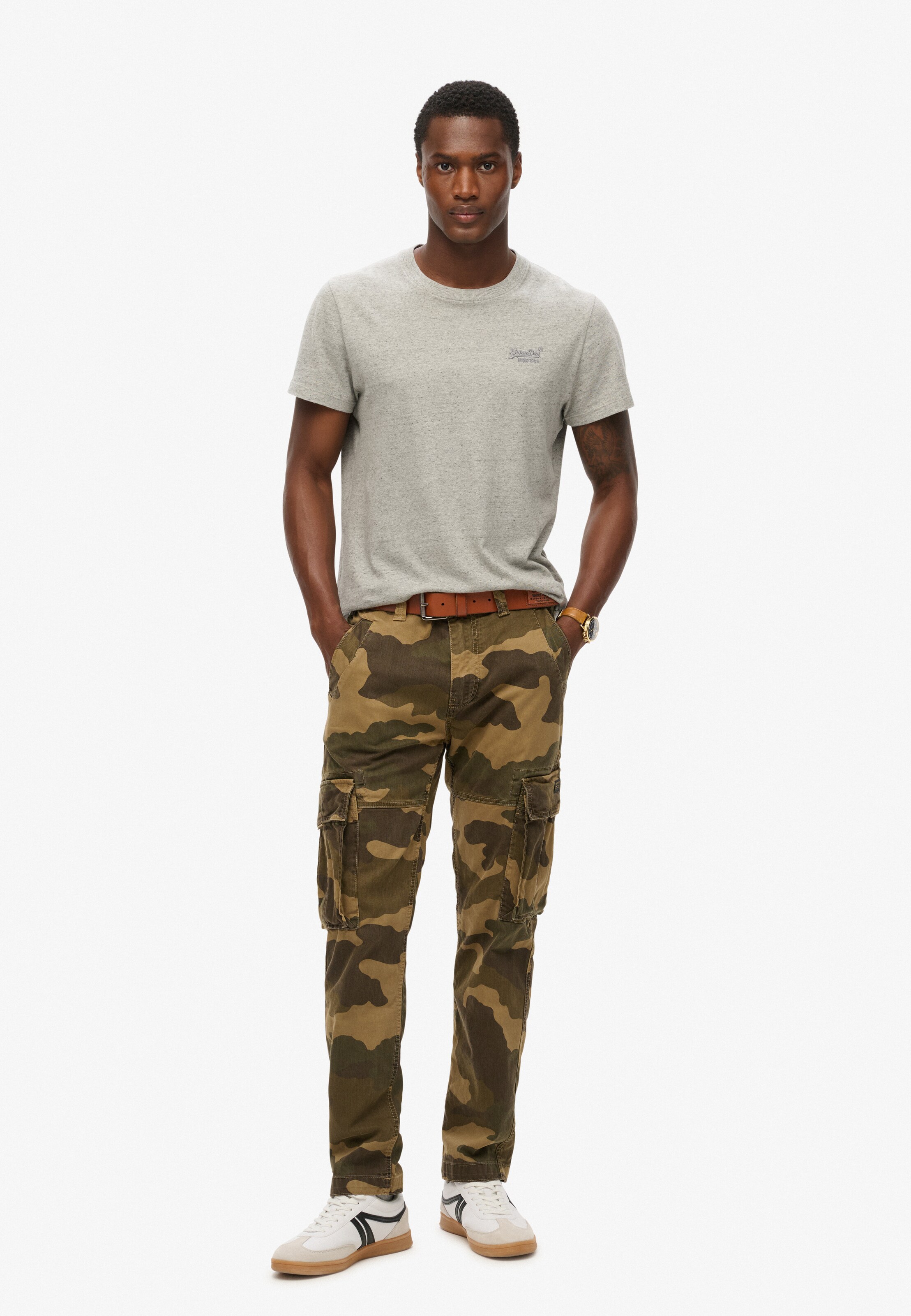 Superdry Regular Cargo Pants in Green