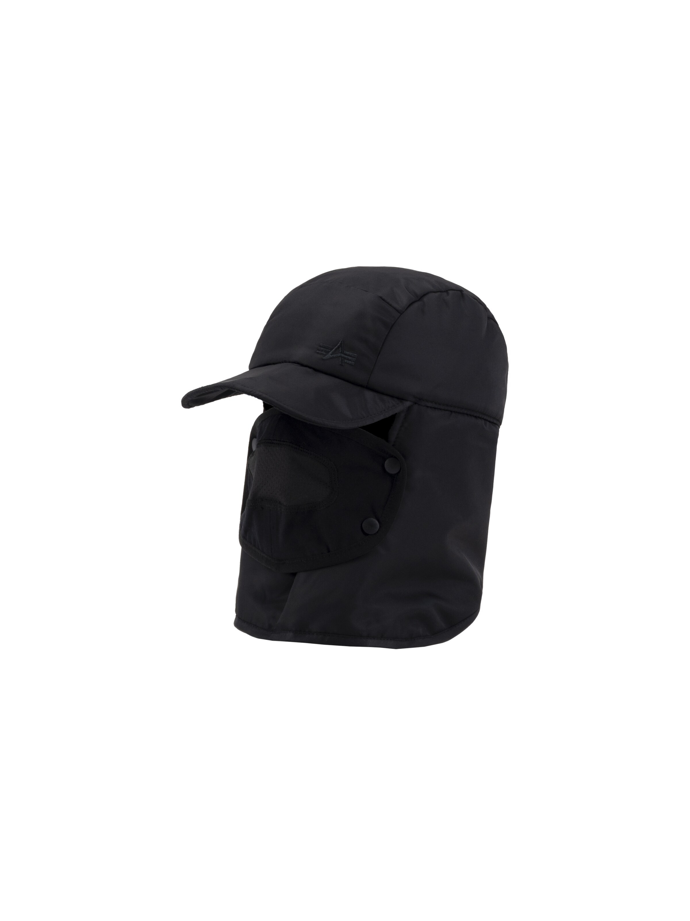 ALPHA INDUSTRIES Mütze in Schwarz