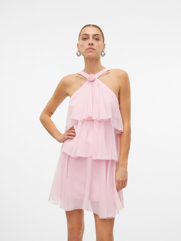 Robe 'VMFelicia' VERO MODA en rose : devant