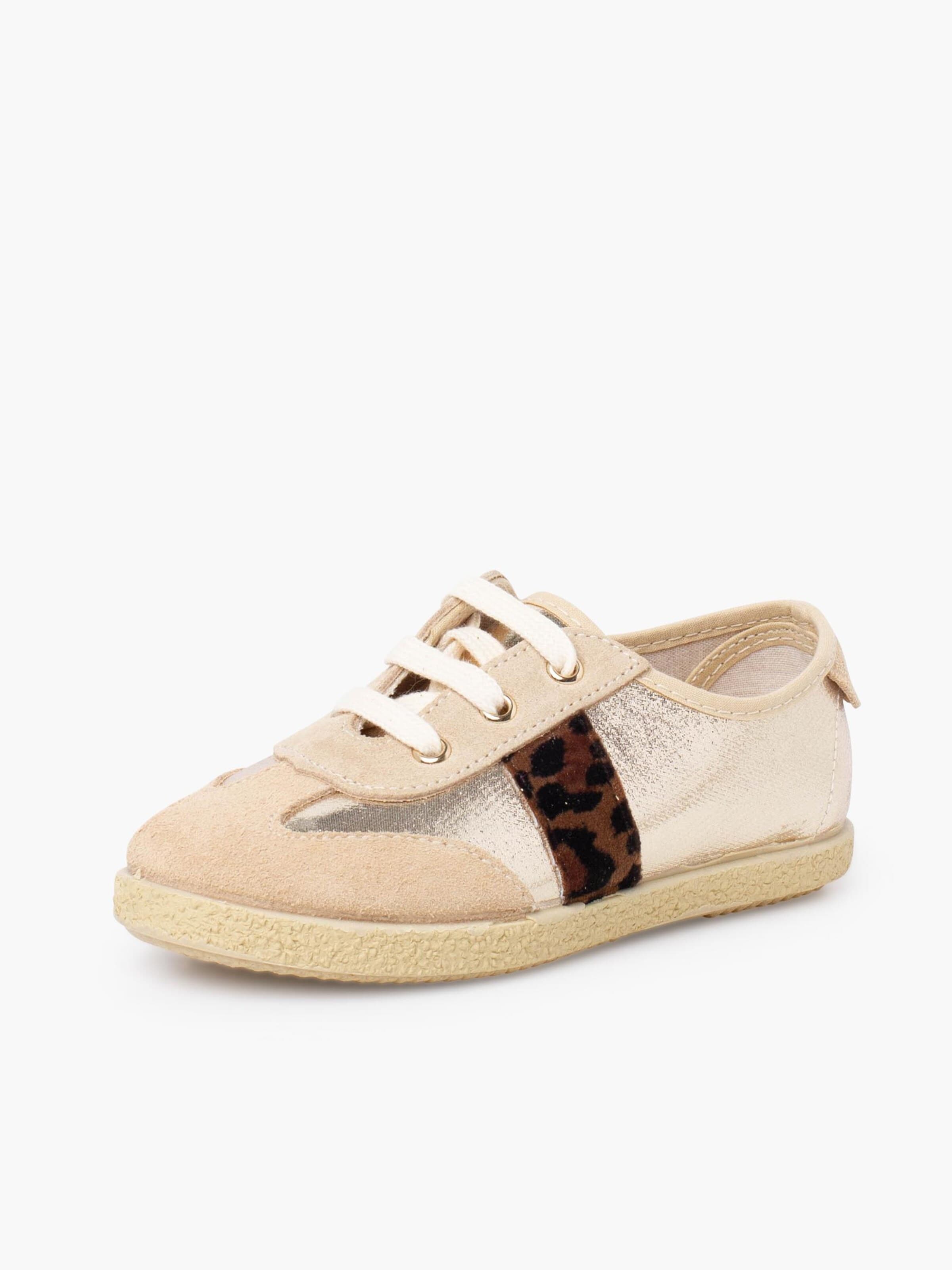 Sneaker di Pisamonas in oro: frontale