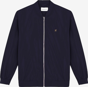 NOWADAYS Between-Season Jacket 'Nylon Bomber' in Blue: front