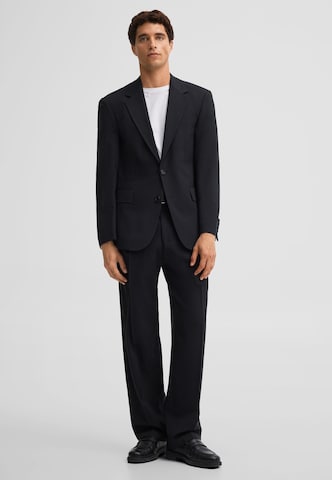 STRELLSON Loosefit Bandplooibroek 'Jarod' in Zwart