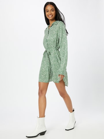 Zwillingsherz Shirt Dress 'Emma' in Green