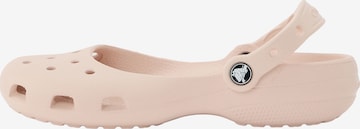 Ballerines Crocs en rose : devant