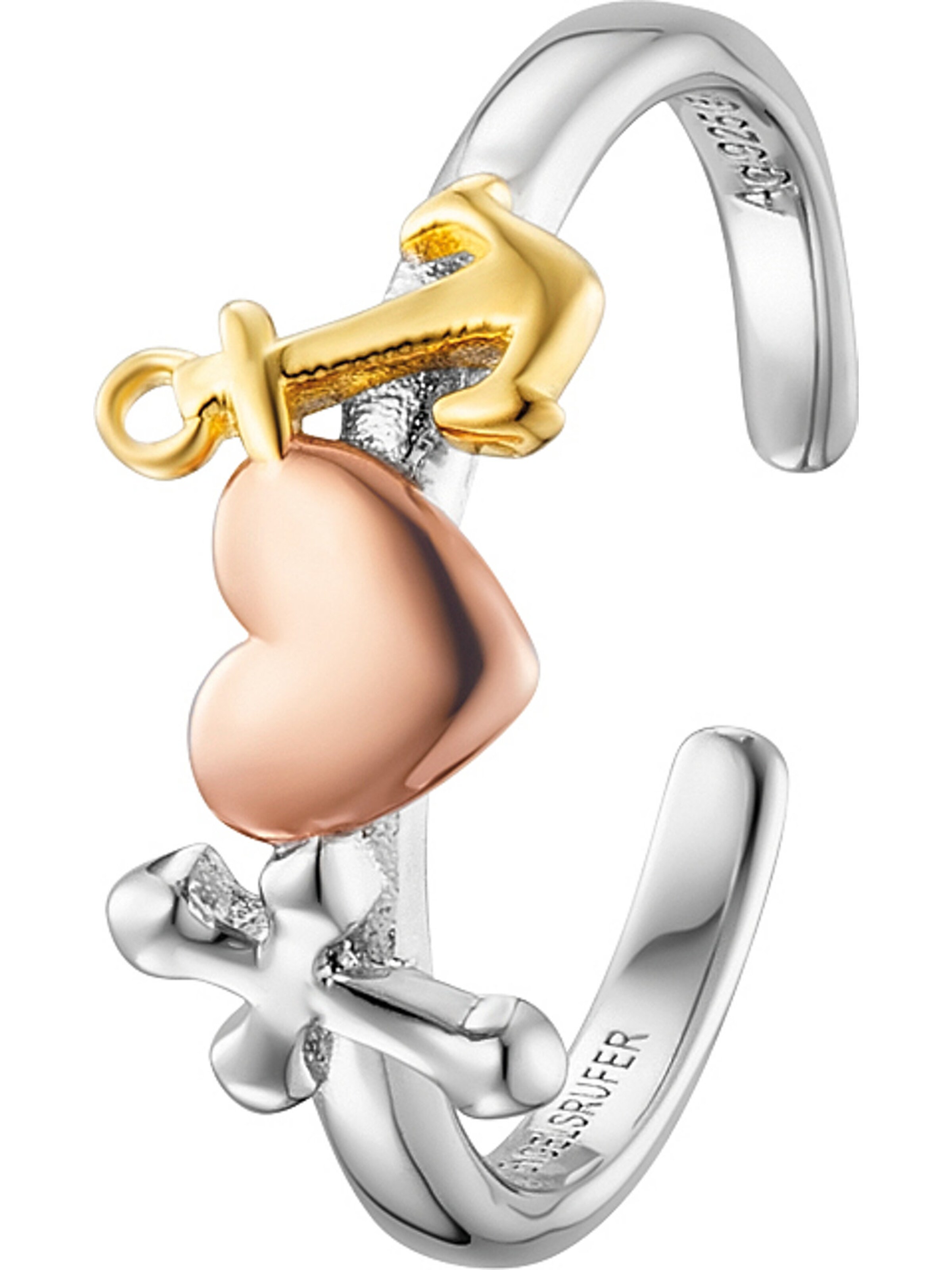 Engelsrufer Ring in Silber: Vorderseite