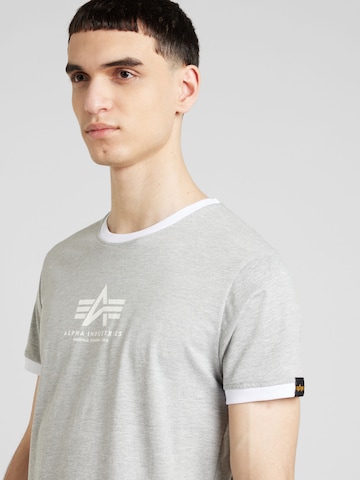 ALPHA INDUSTRIES Póló - szürke
