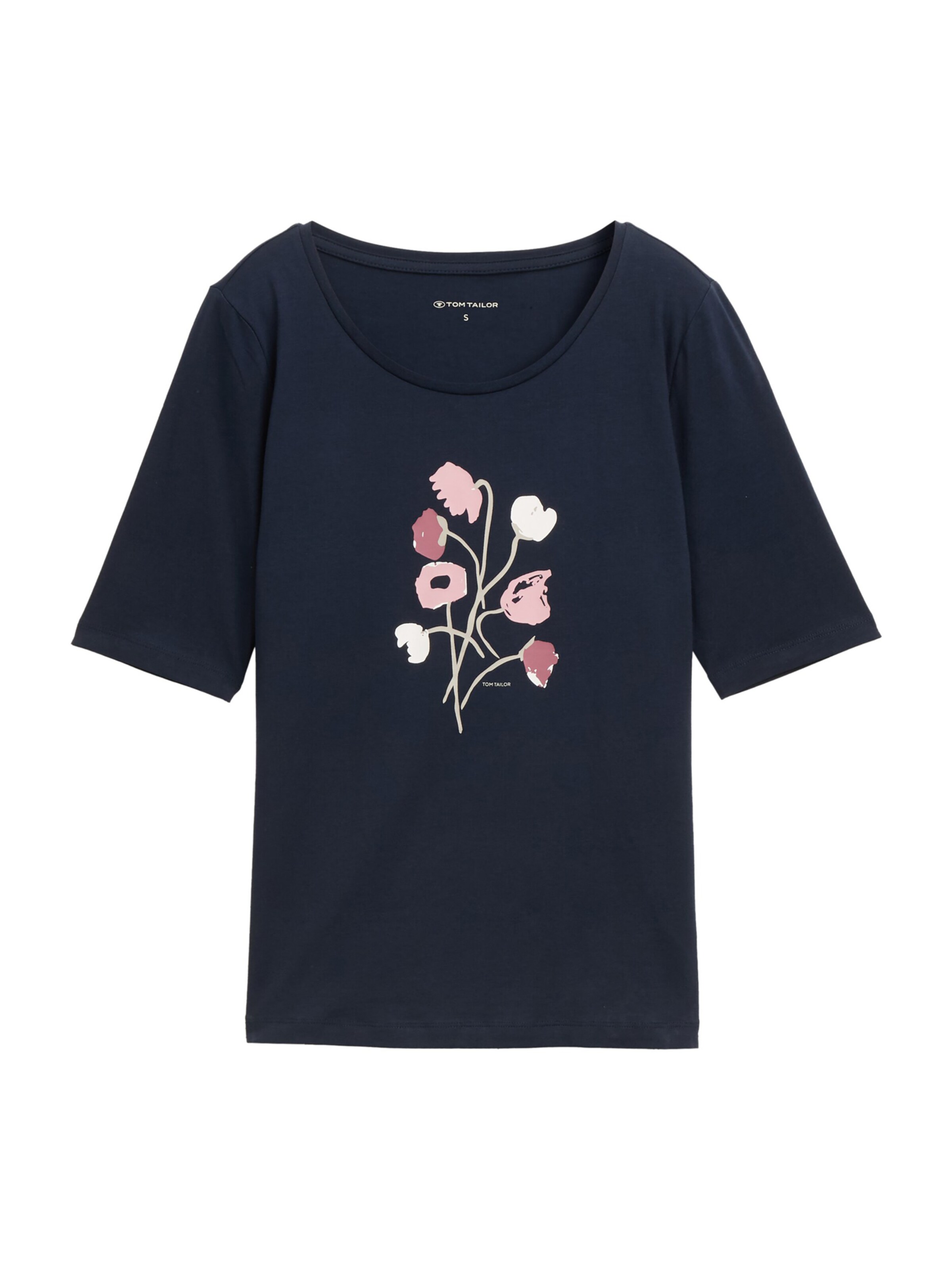 TOM TAILOR Shirt in Blauw: voorkant