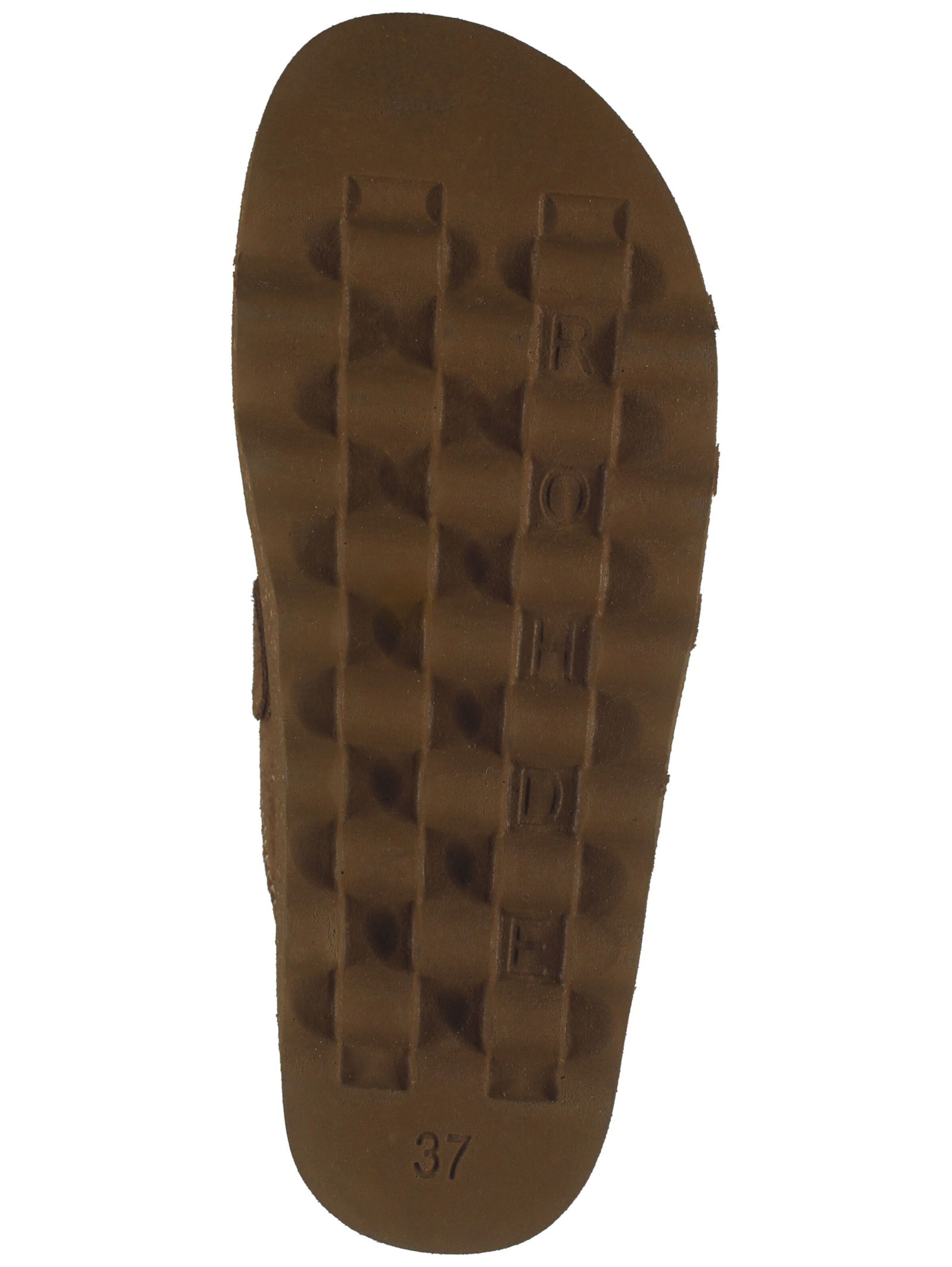 ROHDE Hausschuh in Braun