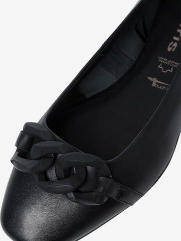 TAMARIS Ballet Flats in Black