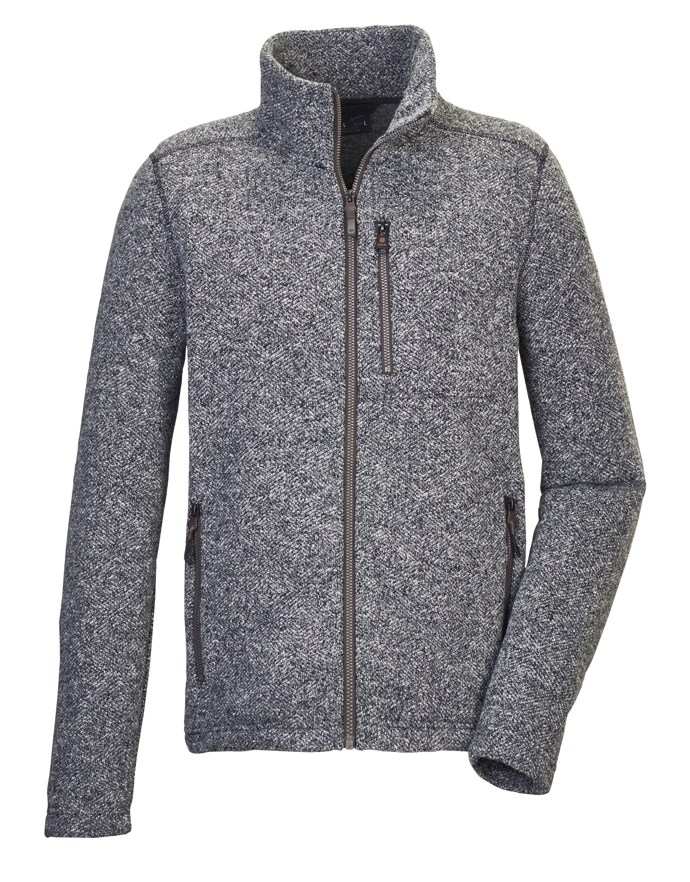 G.I.G.A. DX by killtec Fleece Jacket in Grey: front