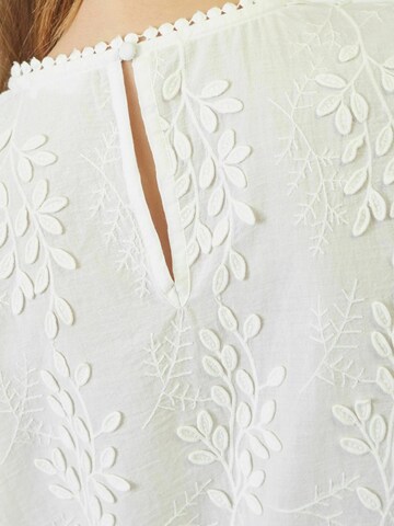 Chemisier 'Nessa' co'couture en blanc
