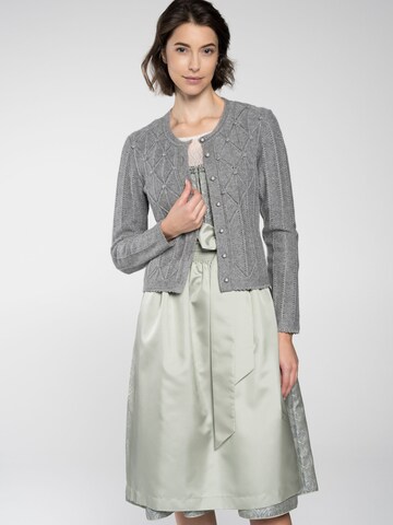 SPIETH & WENSKY Knit Cardigan 'Funkie' in Grey: front