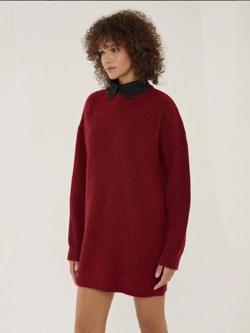 Hiccup Strickkleid 'Strickkleider'‌‌‌‌ in Rot