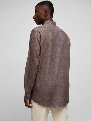 HECHTER PARIS Regular fit Overhemd in Rood