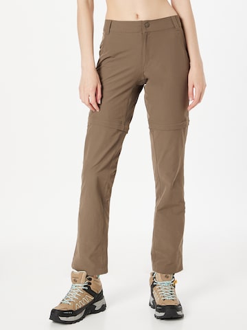 THE NORTH FACE Regular Outdoor trousers 'Exploration' in Brown: front