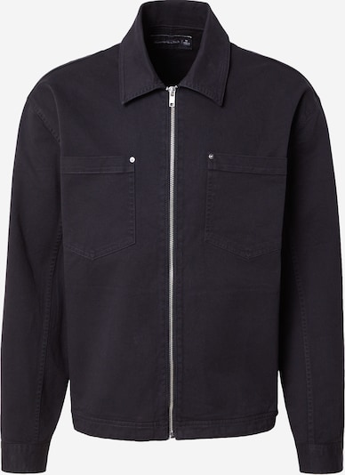 Abercrombie & Fitch Välikausitakki värissä musta denim, Tuotenäkymä