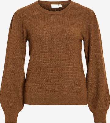 VILA Pullover 'VIMABLE' i brun: forside