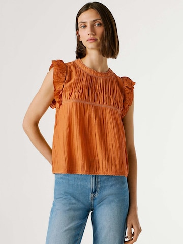 Camicia da donna 'DAKOTA' di Pepe Jeans in arancione: frontale