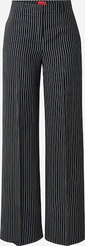 HUGO Regular Suorat housut 'Hasene' värissä musta: etupuoli