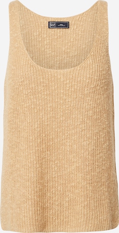 GAP Gebreide top in Beige: voorkant