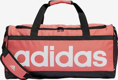 ADIDAS SPORTSWEAR Sporttasche 'Linear Duffel M' in altrosa / schwarz / weiß, Produktansicht