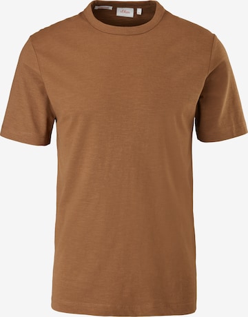 s.Oliver Shirt in Brown: front