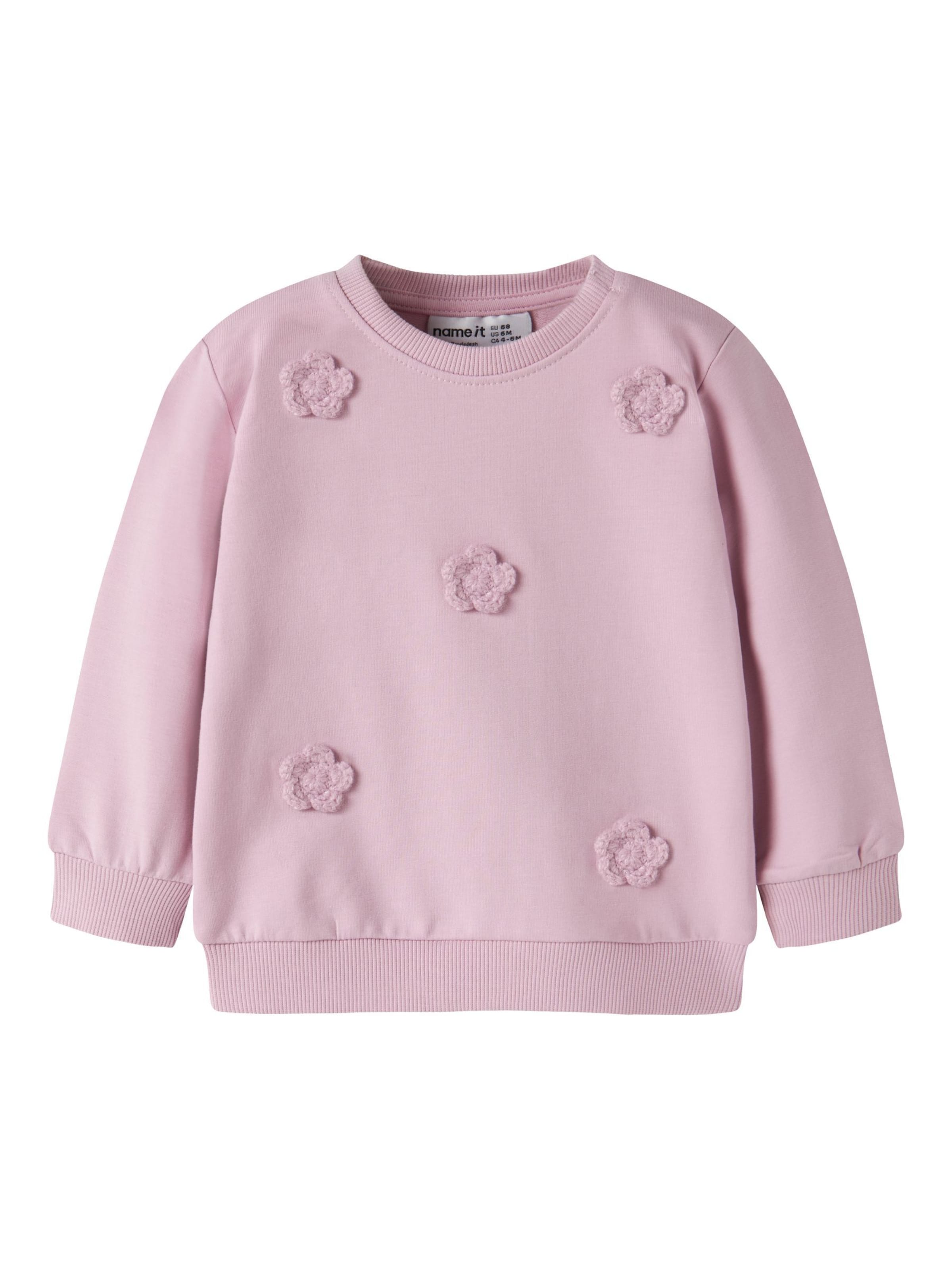 NAME IT Sweatshirt in Lila: Vorderseite